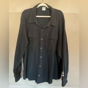 PINK Victoria's Secret Black Fleece shirt. Size XXL